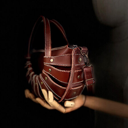 CARIDEA El Yapımı Hakiki Deri Kadın Çanta, Clutch, El Omuz Çantası v69