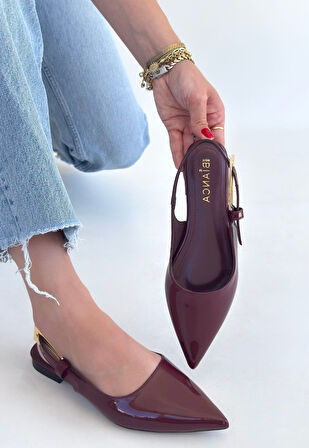 Ummar Bordo Rugan Babet Ayakkabı