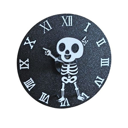 3d İskelet Masa Saati