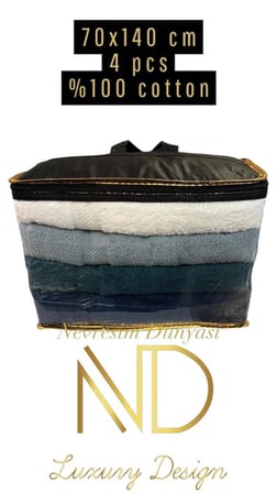 Nevresim Dünyası 70x140 4lü Havlu Prime 4