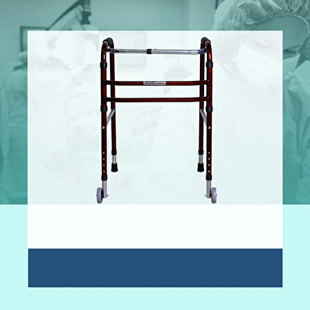 RW2520 WALKER TEKERLEKLİ YÜRÜTEÇ /BORDO