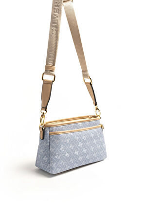 Silver Polo  Kadın Çapraz Çanta 1184-46572 SILVER POLO ÇAPRAZ Kadın ÇANTASI M178 MAVİ-MAT TEN