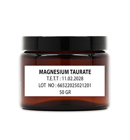 Magnesium Taurate – %100 Saf Hammadde Toz 50 gr
