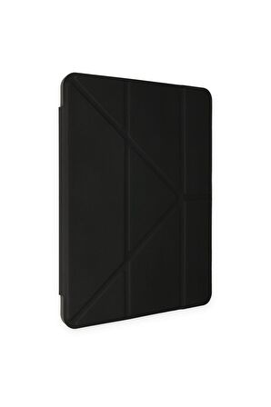 Galaxy Tab S6 P617 Kılıf Tri Folding Kalem Bölmeli Standlı Kılıf
