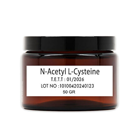 N-Acetyl L-Cysteine – Saf Hammadde 50 gr