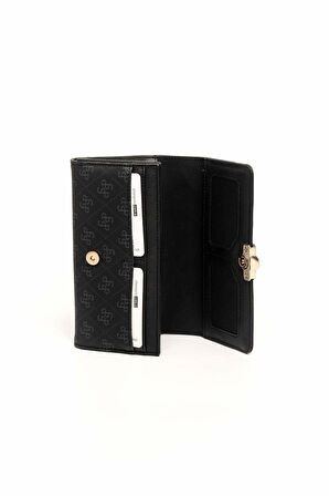 Silver Polo  Kadın Portföy Çantası 979-46578 SILVER POLO Kadın PORTFÖY M178 SİYAH-MAT SİYAH