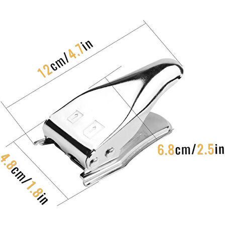 Dual Sim Kart Kesme Makası Micro/Nano SIM Card Cutter