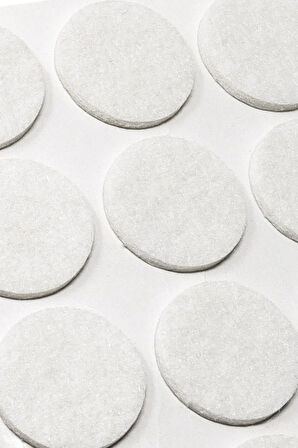 28 Mm Yapışkanlı Mobilya Ayağı Keçesi Zemin Koruyucu Masa Sandalye Parke Koruma Pedi (84’LÜ PAKET)