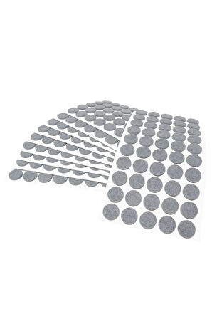 20 Mm Yapışkanlı Mobilya Ayağı Keçesi Zemin Koruyucu Masa Sandalye Parke Koruma Pedi (96'LI PAKET)