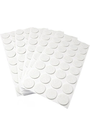 28 Mm Yapışkanlı Mobilya Ayağı Keçesi Zemin Koruyucu Masa Sandalye Parke Koruma Pedi (56'LI PAKET)