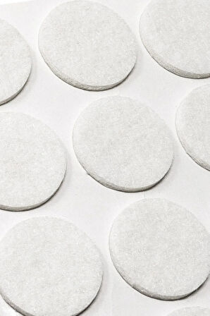 20 Mm Yapışkanlı Mobilya Ayağı Keçesi Zemin Koruyucu Masa Sandalye Parke Koruma Pedi (50’Lİ PAKET)