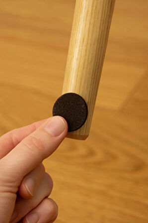 28 Mm Yapışkanlı Mobilya Ayağı Keçesi Zemin Koruyucu Masa Sandalye Parke Koruma Pedi (28'Lİ PAKET)