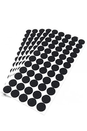 Yapışkanlı Mobilya Masa Sandalye Parke Zemin Ayak Koruyucu Kaydırmaz Keçesi 28 Mm (56'lı PAKET)