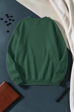 Unisex Miami Baskılı Bisiklet Yaka Sweatshirt