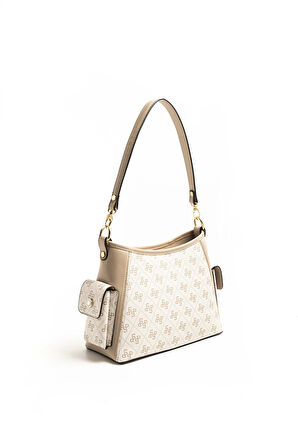 Silver Polo  Kadın Çapraz Çanta 1183-46597 SILVER POLO ÇAPRAZ BAYAN ÇANTASI M178 BEJ-MAT KUM