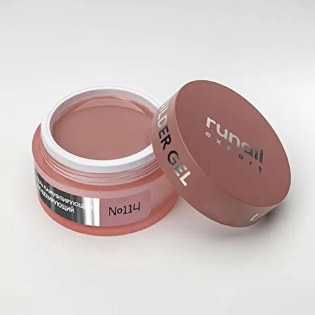 Runail Expert Protez Tırnak Jeli UV Gel Nude Koyu Şeftali 15Gr. 114