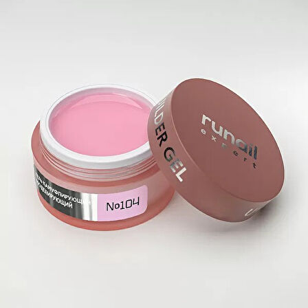 Runail Expert Protez Tırnak Jeli UV Gel Yumuşak Pembe 15Gr. 104