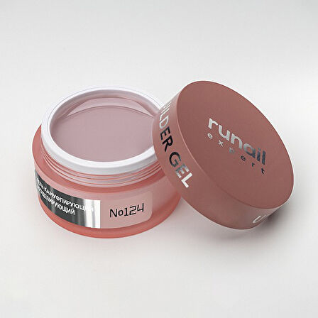 Runail Expert Protez Tırnak Jeli UV Gel Nude Pembe Bej 50Gr. 124