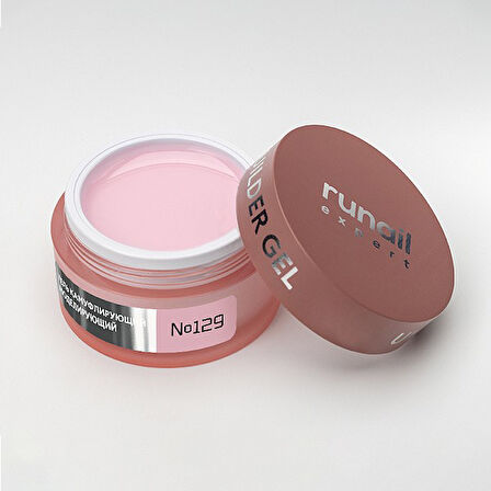 Runail Expert Protez Tırnak Jeli UV Gel Nude Pembe Parıltı 15Gr. 129