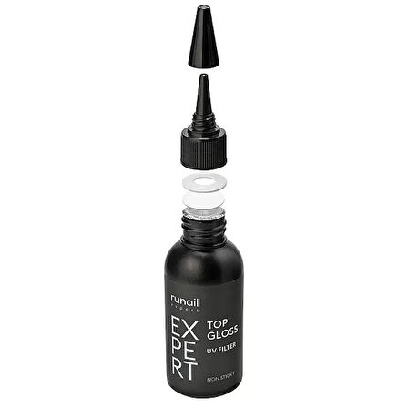 Runail Expert Top Gloss Uv Filtreli Yapışkan Katsız 50ml 118
