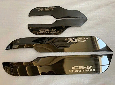 Honda CR-V 2017+ Kapı Döşeme Koruma Titanyum Siyah