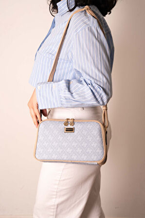 Silver Polo  Kadın Çapraz Çanta 899-46620 SILVER POLO ÇAPRAZ Kadın ÇANTASI M178 MAVİ-MAT TEN