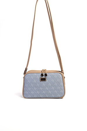 Silver Polo  Kadın Çapraz Çanta 899-46620 SILVER POLO ÇAPRAZ Kadın ÇANTASI M178 MAVİ-MAT TEN