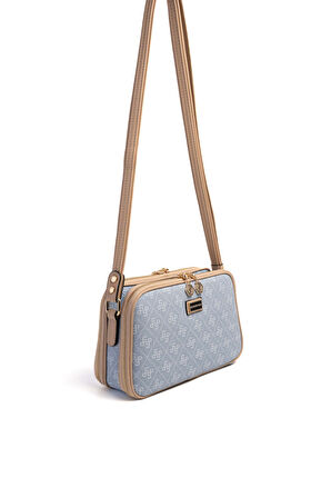 Silver Polo  Kadın Çapraz Çanta 899-46620 SILVER POLO ÇAPRAZ Kadın ÇANTASI M178 MAVİ-MAT TEN