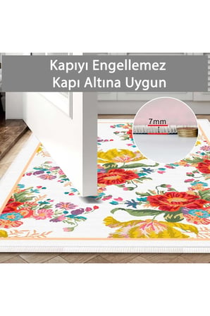 Banyo Paspası, Yumuşak Banyo Halısı, Kaymaz Dot Tabanlı, Yıkanabilir - 60x100