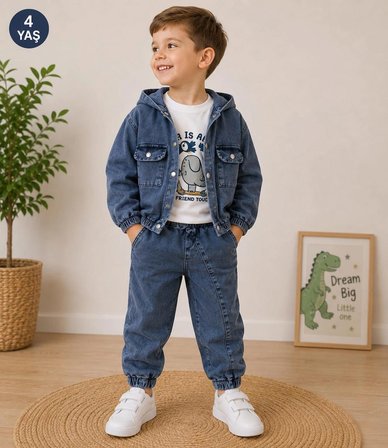  GABARDİN CEPLİ 3LÜ TAKIM