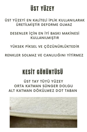 Yolluk Halı – Kaymaz Tabanlı, Yıkanabilir, Yumuşak Dokulu, Şık ve Dayanıklı Tasarım (eva yo