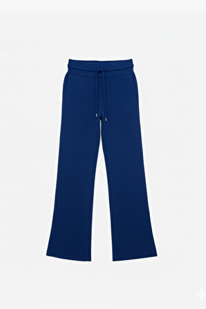 Cepli Bağcıklı Triko Pantolon