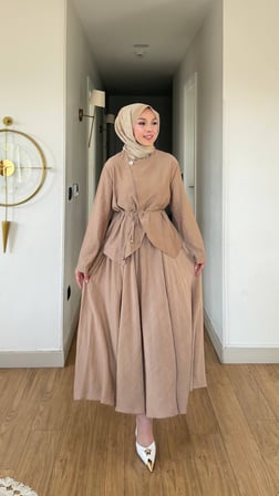 Cupra Kumaş Bağlamalı İkili Takım