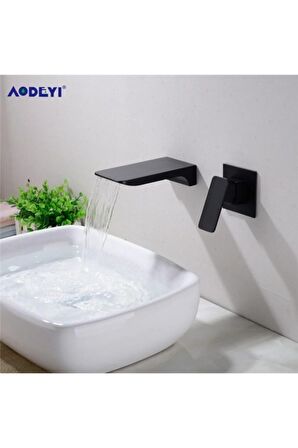 Banyo Lavabo Bataryası Ankastre Siyah Set Yeni Sıva Altı Dahil 7 Yıl Garantili