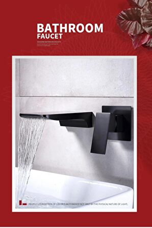 Banyo Lavabo Bataryası Ankastre Siyah Set Yeni Sıva Altı Dahil 7 Yıl Garantili