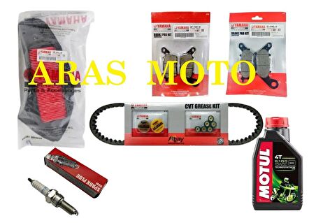 YAMAHA NMAX 125-155 BAKIM SETİ 8 PARÇA ORJİNAL ( 2015-20 )- ARASMOTO