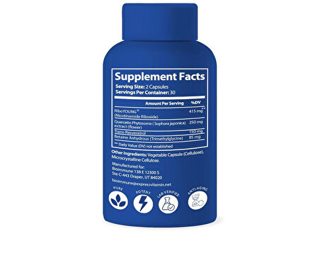 Nad+ Clinical Formula 3x Potency 60 Kapsül