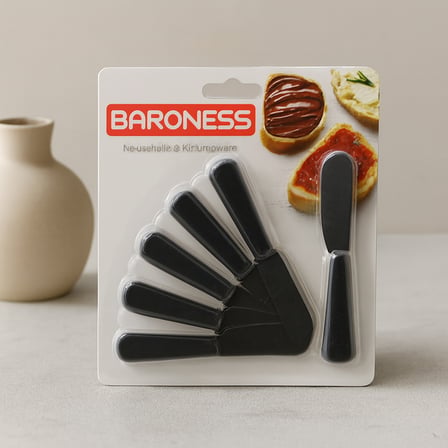 Kahvaltı ve Tereyağı servis seti (6 Parça) ( 11CM)