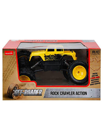 Rastar 1:18 Rock Crawler Uzaktan Kumandalı Aksiyon Aracı Sarı