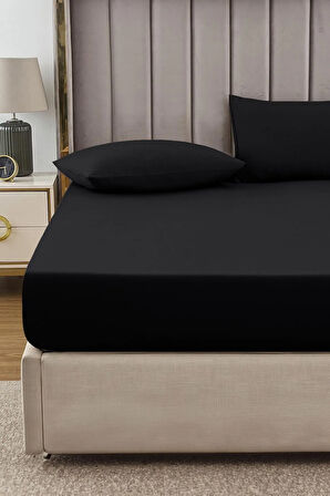| Ranforce | Pamuklu Tek / Çift Kişilik Siyah Lastikli Çarşaf | 14 Renk | Fıtted |
