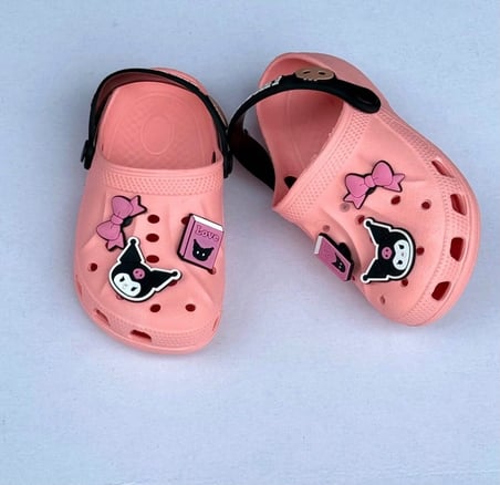 Cg Kids Kız Çocuk Kuromi My Melodi Kaymaz Taban Terlik Havuz Plaj Sandaleti