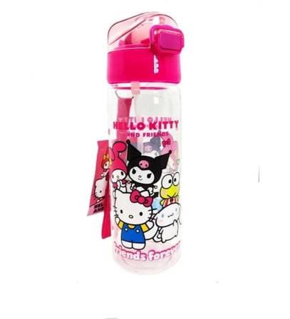 Hello Kitty & Kuromi & My Melody & Cinnamoroll Best Friends Suluk Matara 500 ml - Pembe