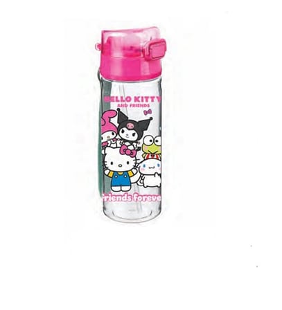 Hello Kitty & Kuromi & My Melody & Cinnamoroll Best Friends Suluk Matara 500 ml - Pembe
