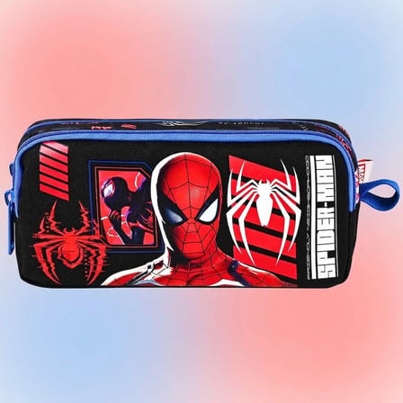 SPIDERMAN Örümcek Adam Collection Kalem Çantası Süper Kalite Siyah Mavi