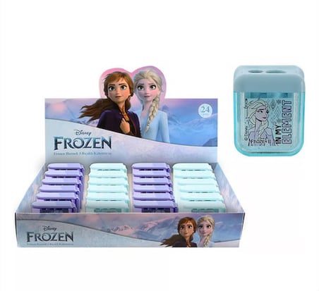 Elsa Frozen Çift Bıçak Ağızlı Kalemtraş Süper Kalite Hazneli 2 Renk İster 1 Adet İster 2 Adet İster 3 Adet Alabilirsiniz