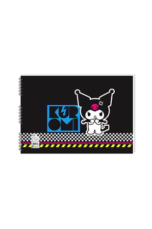 Kuromi Spiralli Resim Defteri 15 Yaprak 17x25cm Süper Kalite Baskı İster 1 Adet İster 2 Adet İster 4 Adet Alabilirsiniz