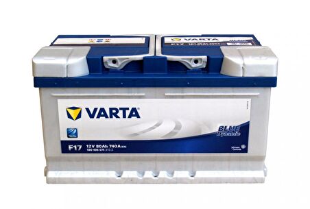 Varta Akü 12V 80 Ah Amper 740A Blue Dynmic F17