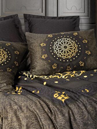 Cotton Box Palace Saten Çift Kişilik Nevresim Takımı Togay Antrasit