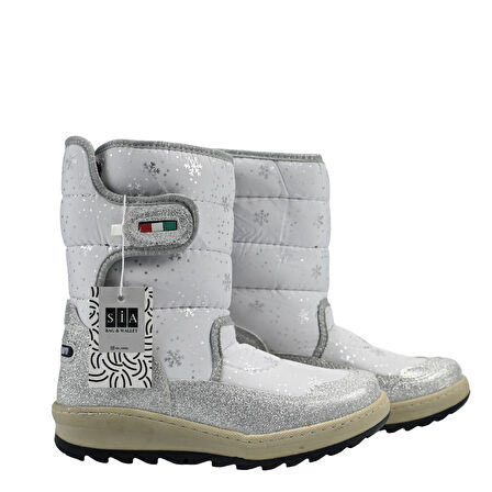 SİA ÇANTA BOOT'S SİMLİ ÇIRTLI & ORTAPEDİK  & ANATOMİK SAĞLAM KAYMAZ TABANLI UZUN KONÇLU İÇİ KÜRKLÜ ÜŞÜMEYEN AYAKLAR  ÇOCUK SNOW BOOT