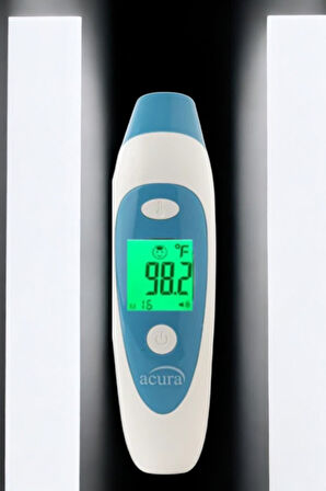 AC-9280 Kulaktan Ateş Ölçer, Alından Ateş Ölçer, Çantalı, 3 Renk Ekran, Yüksek Hassasiyet